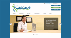 Desktop Screenshot of cascadecancercare.com